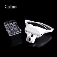 Gollee — loupe à lentille de lampe Led X30, fabrication d'extension de cils en vrac, verre vente rapide