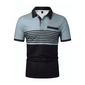 Polos d'été respirants pour hommes Polos de golf de haute qualité en coton personnalisés pour hommes Polo de golf à séchage rapide imprimé - Product Image 2