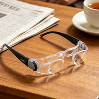 Lunettes Loupe à Bandeau Légères 50g avec Double Lentilles Acryliques, Lentille Externe Réglable 2pcs 17/33mm, Loupe TV, Boîte Couleur