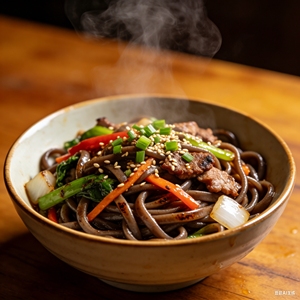 Nouilles <span class=keywords><strong>Soba</strong></span> Udon de blé dur riches en protéines, instantanées, en vrac (sac/boîte/gobelet) - Product Image 2