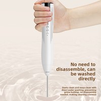 Mousseur à lait rechargeable avec double ressort, mousseur à mousse électrique portable pour expresso