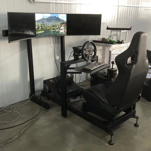 Cockpit de Simulación de Carreras Hante, Completamente en Aleación de Aluminio, con Volante Moza, Pedales PR, Asientos de Conducción y Opciones de Color Personalizadas - Product Image 5