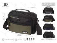 Borsa a tracolla orizzontale da uomo in nylon con chiusura a cerniera per uso quotidiano, adatta a tutte le stagioni - Product Image 1