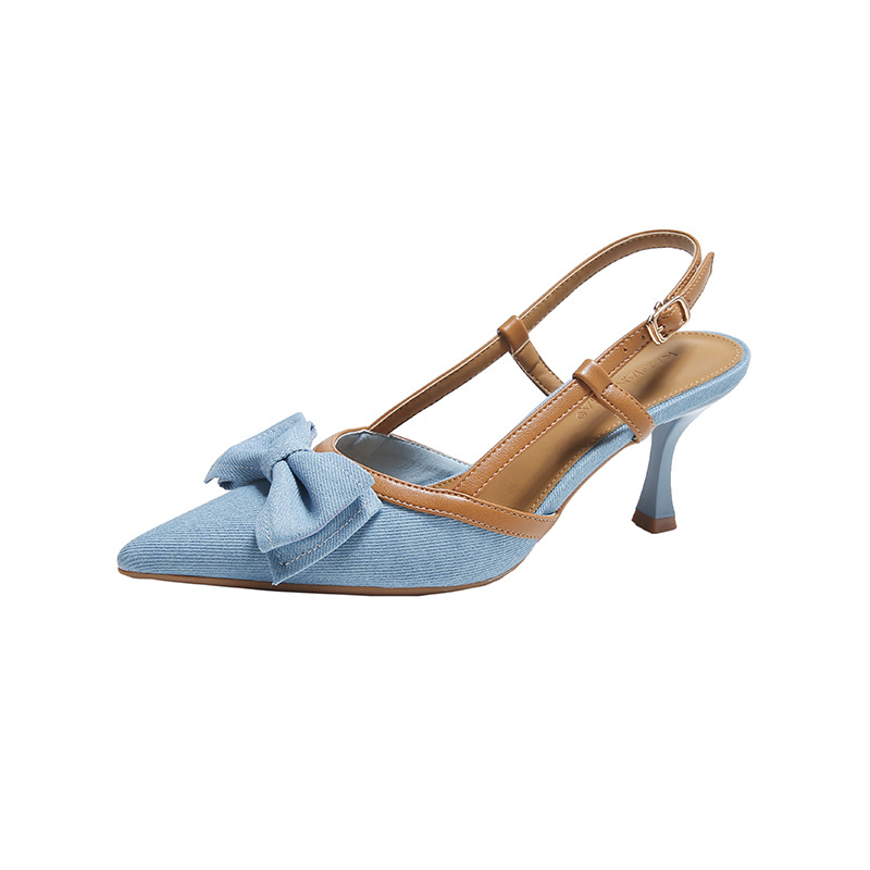 Tacco azzurro chiaro - 3 cm