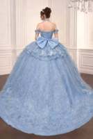 Robe de bal épaules dénudées NYA00129 en tulle bouffant magnifique pour l'été, idéale pour les Quinceañeras ou les Sweet 15/16 (Vestido De XV)