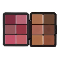 Palette de blush personnalisée Usine de maquillage OEM 6 couleurs de blush plus 6 couleurs de correcteur de teint Blush Marque privée
