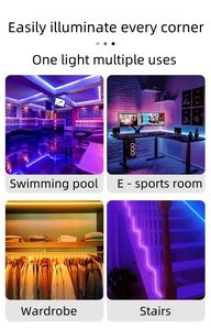 12V RGB <b>Neon</b> <b>Flex</b> LED Strip Light Kit Silicone Waterproof Outdoor Sign Lighting for Advertising Board Home Decor - Product Image 6