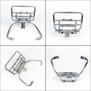 Portapacchi Posteriore con Schienale per <span class=keywords><strong>Vespa</strong></span> Primavera 125 e <span class=keywords><strong>150</strong></span> Finitura Cromata in Offerta Speciale da Fabbrica Cinese - Product Image 3