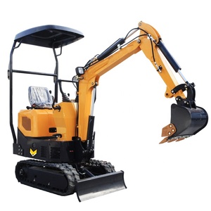 Tracked Bucket <strong>Mini</strong> <strong>Excavator</strong> 1 Ton Digger Machine Crawler <strong>Portable</strong> Mulcher