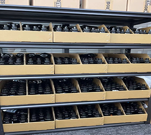 Gấp các tông sóng giấy carton hộp hiển thị cửa hàng bán lẻ Kệ trường hợp khay bao bì hàng hóa giá lưu trữ cho vớ - Product Image 6