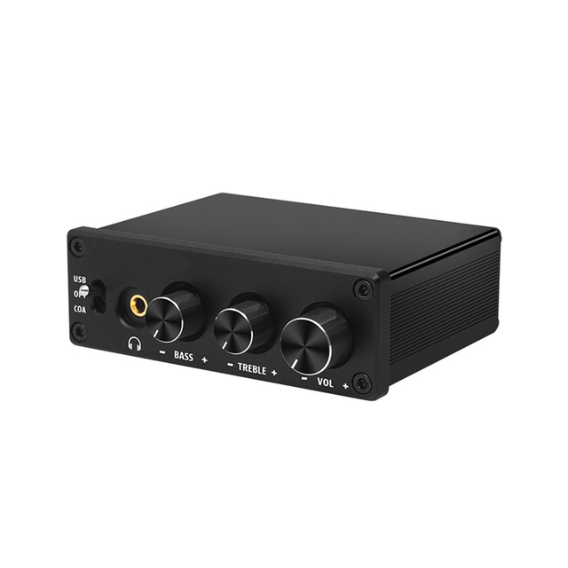 2024 DAC Digital Audio Converter Decoder Coaxial /optical to Analog 3.5mm Jack Output with Volume Control