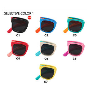 2023 nouveau extérieur coloré pliable enfants lunettes de <span class=keywords><strong>soleil</strong></span> garçon Protection solaire UV protection lunettes de <span class=keywords><strong>soleil</strong></span> pour bébé filles lunettes - Product Image 4
