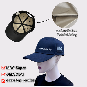 Nouvelle doublure de protection EMF avec tissu anti-radiation, casquette de baseball anti-ondes électromagnétiques et radiofréquences, chapeau EMF - Product Image 4