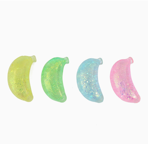 Jouet anti-stress en forme de banane avec logo personnalisé, bonbon au malt, gadget pour le bureau, cadeau promotionnel - Product Image 1