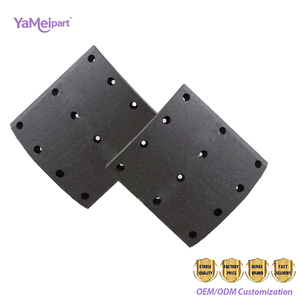 Plaquettes de frein haute performance Yamei WVA 19939 en céramique/semi-métalliques 19094 pour camions lourds Actros & Howo - Product Image 4