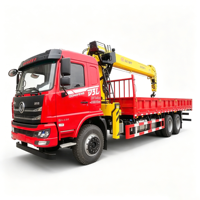 Grue montée sur camion fiable avec une hauteur maximale de 21,5 m et une capacité de 12 000 kg pour la construction et les levages lourds