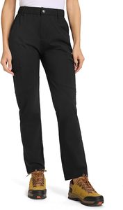 TBMPOY femmes décontracté mi <span class=keywords><strong>randonnée</strong></span> Cargo <span class=keywords><strong>pantalon</strong></span> léger velours côtelé résistant à l'eau séchage rapide 6 poches pour la pêche voyage travail - Product Image 3