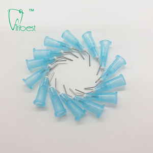 <strong>Disposable</strong> Dental Pre-Bent <strong>Needle</strong> Tips Electric Plastic and Metal Flowable Tips for Irrigation Dental Equipment Accessory - Product Image 4
