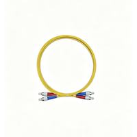 Câble de raccordement optique industriel à double fibre SM G.652D G.657A1 G.657A2 de qualité télécom, sélectionnable LC SC ST FC
