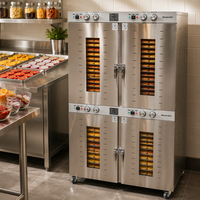 Déshydrateur Professionnel Industriel 88 Plateaux en Acier Inoxydable pour Fruits, Viandes, Aliments, Manioc et Légumes