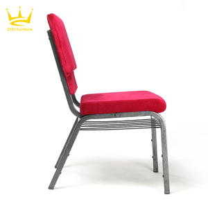 Fundas de sillas de auditorio de Iglesia personalizadas de alta calidad baratas para silla de iglesia de teatro moderna de Metal <span class=keywords><strong>Pastor</strong></span> con estante para libros - Product Image 3