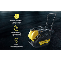 Compacteur portatif de terre d'inviolabilité de plat à moteur diesel de 6.5HP pour le travail compact de site avec les composants fiables de noyau de roulement de moteur