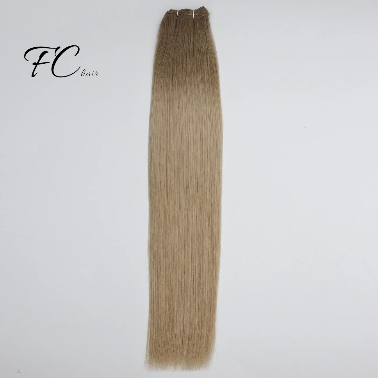 FangCun Straight Human Hair Weft Bundles European Remy Natural Human Hair Extension 100g Can Curly Hair Weaves