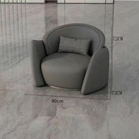 Ensemble de canapés de bureau en similicuir, ensemble de 4 fauteuils de réception, chaise longue bicolore, mobilier de salon pour entreprises et maisons
