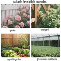 Système d'arrosage automatique par micro-asperseurs 15m 20m, kit d'irrigation de jardin extérieur à connexion rapide avec buses réglables et pulvérisation fine