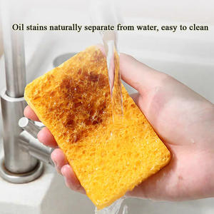 Brosses à vaisselle Maryton, bloc d'éponge <span class=keywords><strong>en</strong></span> coton de pâte à papier, outils de nettoyage de <span class=keywords><strong>cuisine</strong></span>, dégraissage, décontamination, haute absorption d'eau - Product Image 2