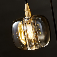 Luminaire suspendu moderne de luxe en forme de sphère en cuivre en spirale longue pour la décoration des escaliers, du hall d'hôtel, du loft, de la villa, de l'appartement