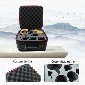 Nouveau gros personnalisé fermeture éclair antichoc emballage service à thé sac voyage transportant EVA dur sachet de thé mallette de rangement - Product Image 6