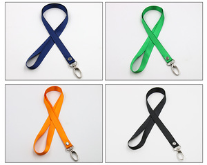 <b>Polyester</b> <b>Lanyard</b> Buckle Egg-Shaped Hook for ID Cards Student Cards Bus Passes Credentials-1.5cm Metal Buckle China Wholesale - Product Image 5