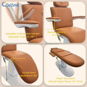 Lit de beauté électrique, fauteuil de soin du visage, hauteur réglable, équipement de salon de spa pour clinique <span class=keywords><strong>esthétique</strong></span> et <span class=keywords><strong>centre</strong></span> de beauté - Product Image 6