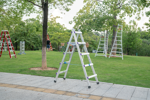 5 6 7 8 9 Bước Bifold Làm Việc Hàn Nhôm Gấp Thang - Product Image 4