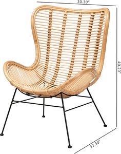 Chaise en rotin naturel <span class=keywords><strong>Bali</strong></span> & Pari Colorado - Product Image 1