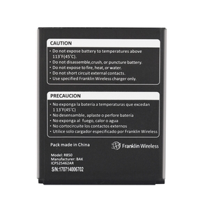 Franklin R850 2450mAh Pocket MiFi <b>Router</b> Replacement Battery T9 R871 R717 CE Certified 12-Month Warranty in Stock Wholesale - Product Image 2