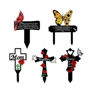 Metal Cementerio Plugin Decoración Metal Jardín Estaca Creativo personalizado Metal Césped Adornos Decoración de jardín - Product Image 1