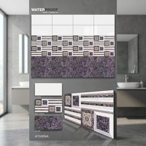 Carreaux muraux de haute qualité 12x24 à motif floral, encre numérique émaillée, 300x600mm, antidérapants pour extérieur, hall, intérieur, salle de bain, centre commercial - Product Image 6