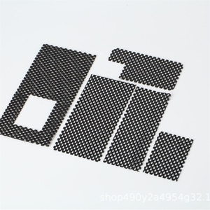 Tapis antidérapant en PVC, protection d'écran de téléphone, tapis antidérapant, 8x16 cm, noir et blanc cassé - Product Image 3