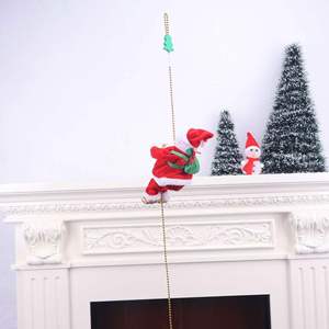 Christmas Gift <b>Music</b> Doll Toy Upgrade Anti-Detachment Electric Crawling Beads Santa Claus - Product Image 6