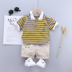 Ropa para Niños 2021, Conjunto de Ropa para Bebé Niño, Ropa de Verano al por Mayor, Camisetas Estampadas, Ropa de Playa Moderna para Niños - Product Image 4