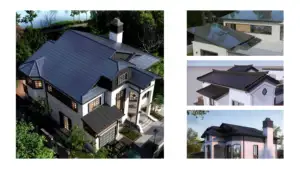 Intenergy 70W pv pannelli ad alta efficienza BIPV piastrelle solari Mono modulo solare tetto pannello solare per la casa