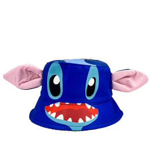 Sombrero de Pescador XUX de 55 cm con Orejas Grandes de Stitch, Doble Cara, Sombrero de Protección Solar para Niños, Venta al por Mayor - Product Image 5