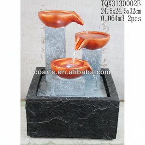 Polyresin <b>Fountains</b> With LED <b>Light</b> - Product Image 1