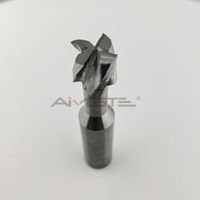 Fraise à rainurer en T en carbure de précision sur mesure pour guides de machines-outils