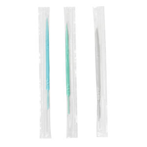 1000 cure-dents en plastique jetables emballés individuellement, petits paquets en vrac pour la restauration, l'hôtellerie, la vente en gros - Product Image 1