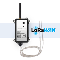 Capteur de température sans fil IoT, capteur de température Lorawan pour l'industrie intelligente