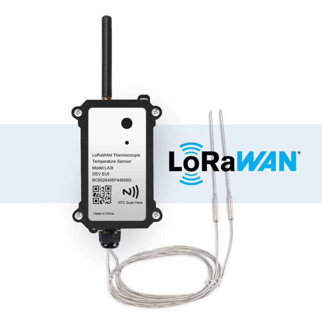 Wireless Temperature Monitoring Meter IoT Temperature Sensor Lorawan Temperature Sensor for Smart Industrial
