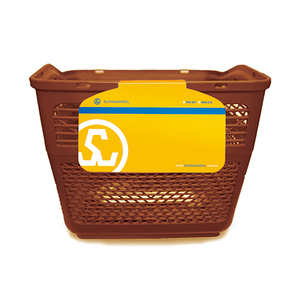 SUNNYWHEEL RBK-ST2 High Quality Durable City Rear <b>Bicycle</b> Rack Storage Basket Mount Light Gray/Beige/Brown Exclusive Japan - Product Image 4